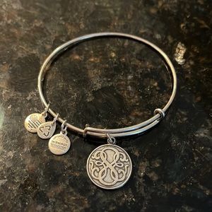 Alex and Ani Silver Bangle Path of Life Bracelet